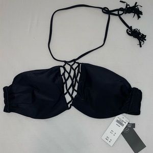 Abercrombie & Fitch Lightly Lined Bikini - Black - Size Medium - Original Tags